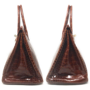 Birkin 35cm Brown Crocodile 