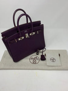 Birkin 25cm Raisin