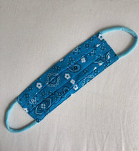 Load image into Gallery viewer, Blue Bandana Mask
